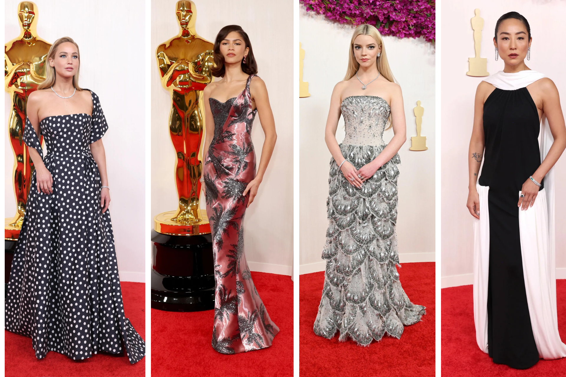 Red Carpet Royalty: Our 8 Favorite Best-Dressed Stars at the 2024 Oscars
